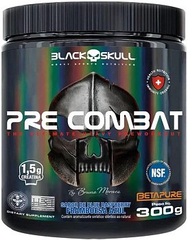 Black Skull Pre Combat 300 г (Rasberry)
